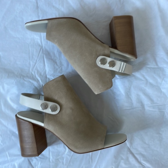 Rag&Bone LEIGH STUCCO SUEDE Heels Size-EU 40/USA 10 New in original box NWT - Picture 6 of 9